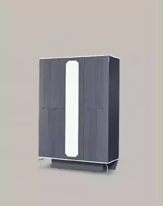 Kleiderschrank Schrank Möbel Schränke Holz Loft Einrichtung Weiß Schlafzimmer