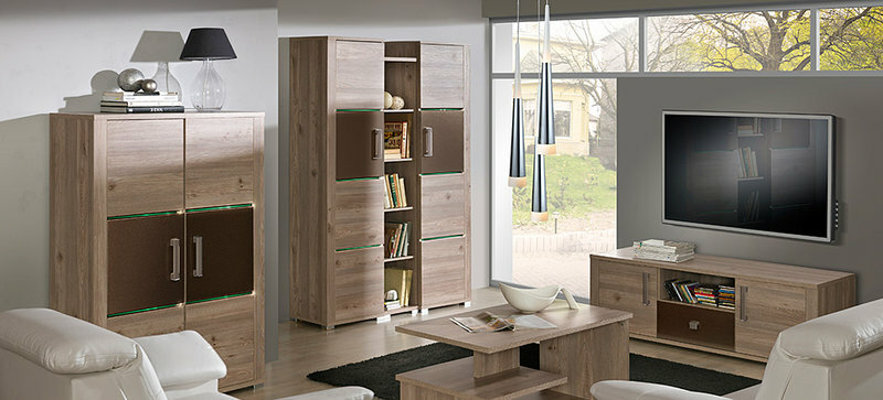 RTV + Couchtisch Fernsehschrank Holztisch Tisch Wohnzimmer Lowboard