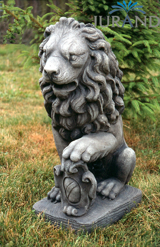 GARTENFIGUR STEINFIGUR FIGUR GARTEN SKULPTUR LÖWE DECORATIVE STEINGUSS