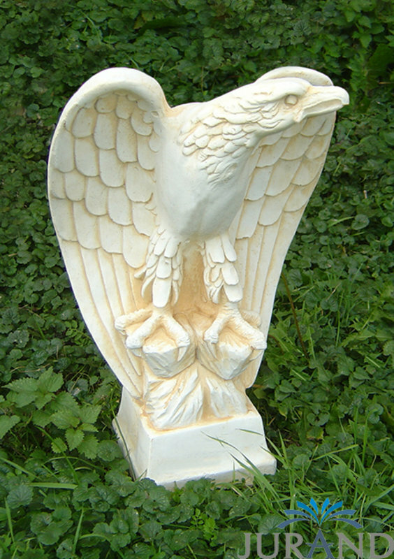 GARTENFIGUR STEINFIGUR FIGUR GARTEN SKULPTUR DECORATIVE VOGEL STEINGUSS
