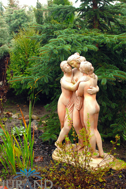 GARTENFIGUR STEINFIGUR FIGUR GARTEN SKULPTUR JUNGFRAUEN