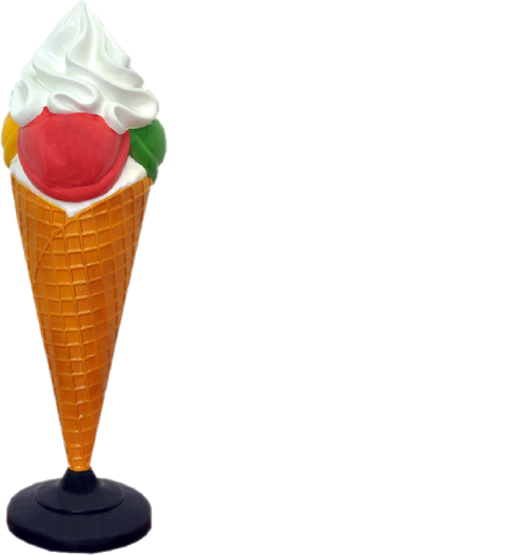 Design Eis Eisdiele Ständer Figur Statue Skulptur Figuren Skulpturen