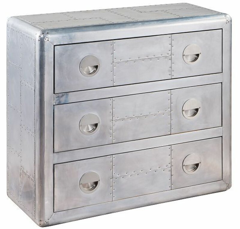 Kommode Design Möbel Vintage Retro Schrank Schubladenregal Flugzeug