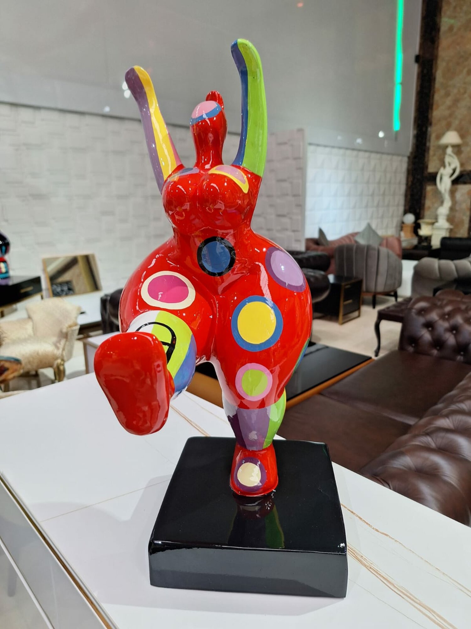 Abstrakt Figur Figuren Dekoration Schädel Deko Garten Skulptur Sofort lieferbar