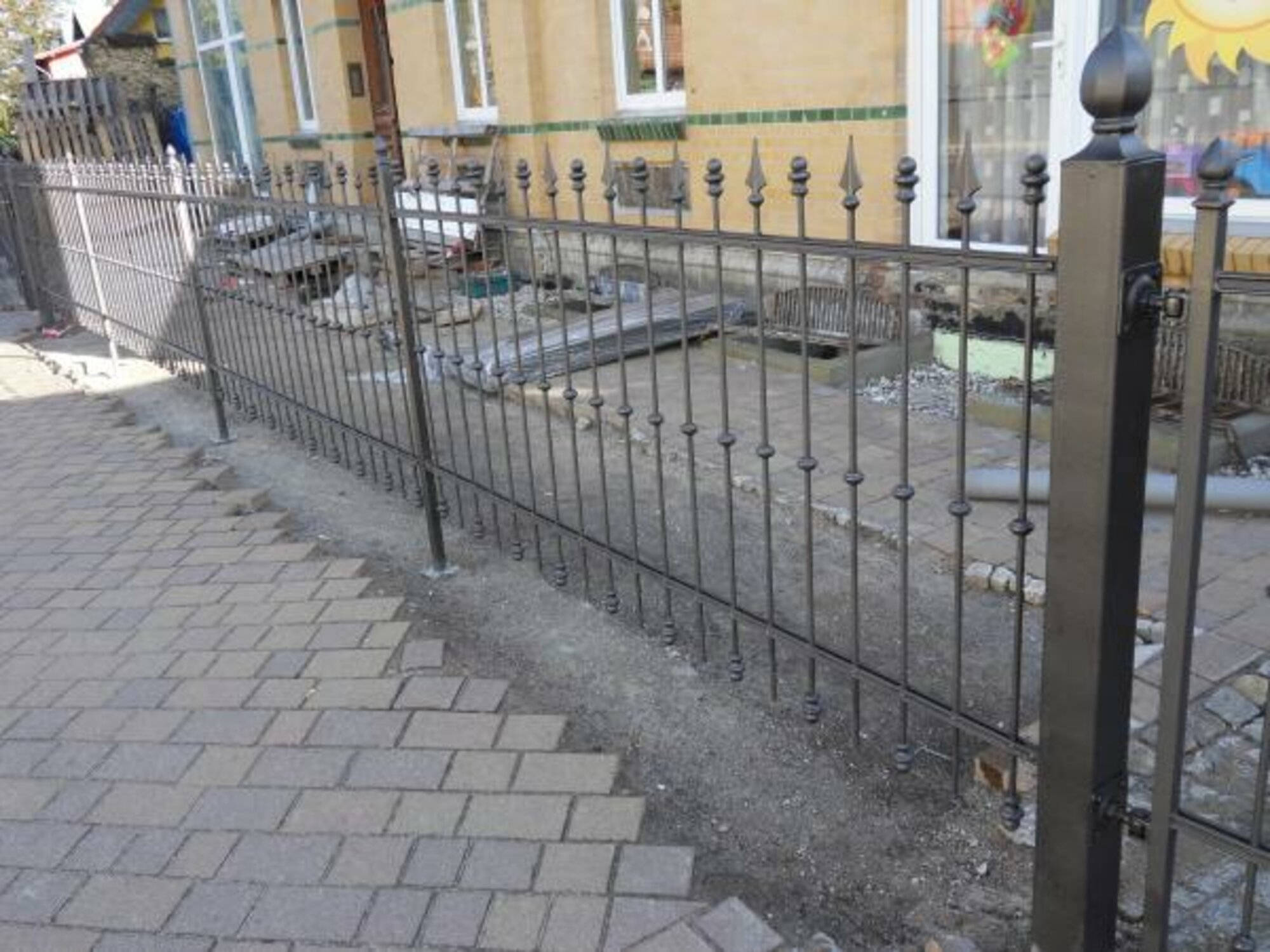 Moderner Aussen Garten Grundstück Handarbeit Geländer Zaun Klassisch Zaun M364