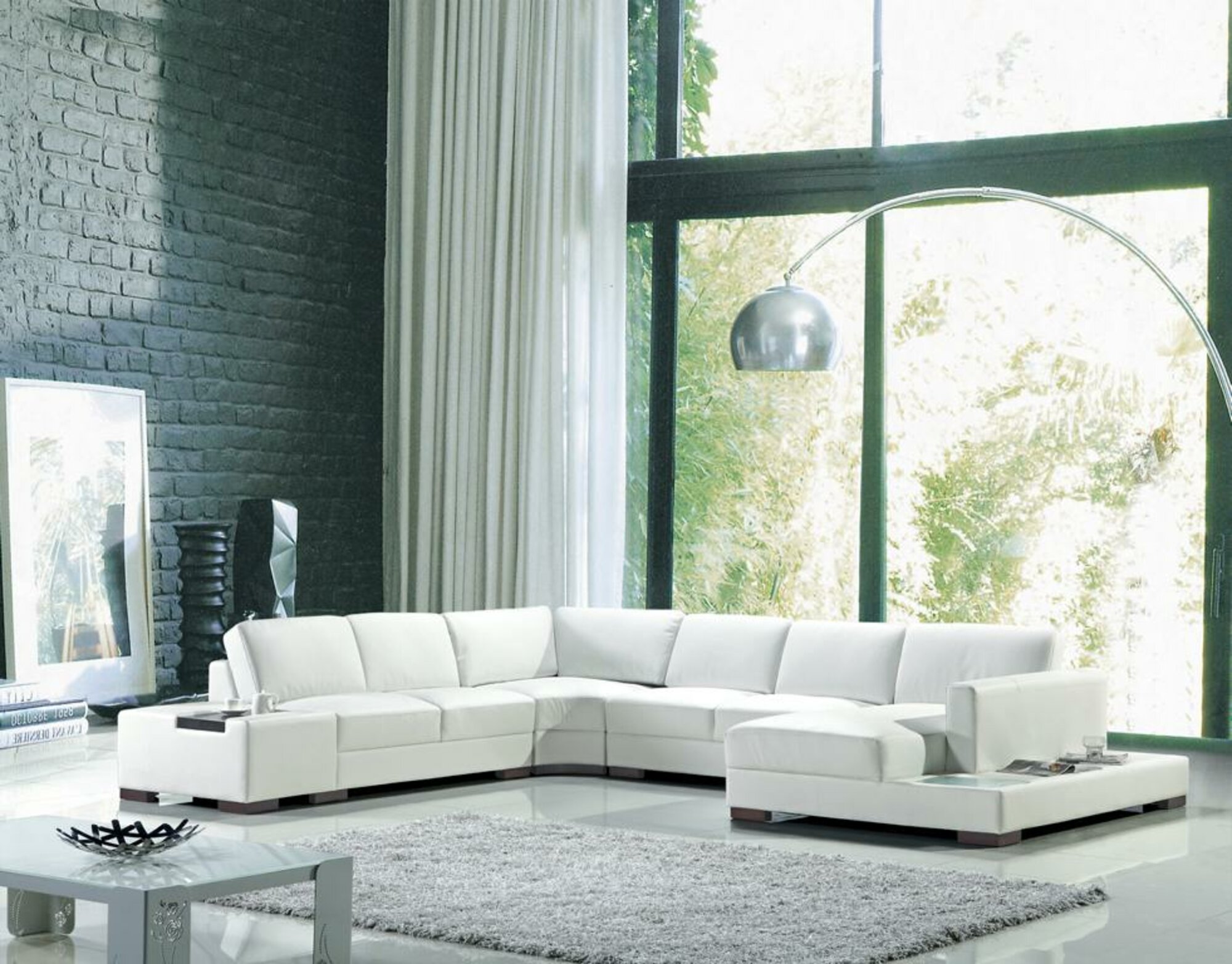 Ledersofa Ecksofa Sofa Wohnlandschaft Polster Sitz Eckgarnitur XXL Big Sofas Sofort