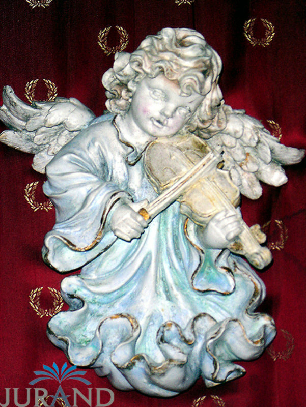 Steinfigur Antik Wetterfest Steinguss Grabschmuck Grab Engel Gartenfigur