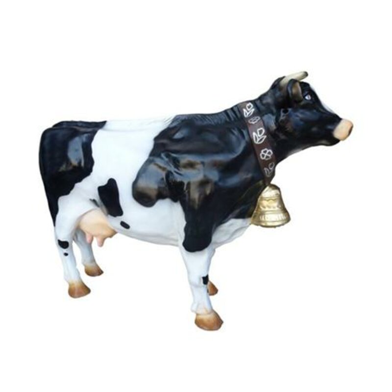 Aufsteller Rind Dekoration Bauernhof Deko Garten Kühe Skulptur Kuh