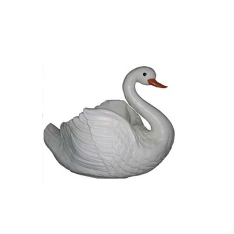 Schwan Dekorative Statue Garten Figuren Statuen 34cm Lebensgroß