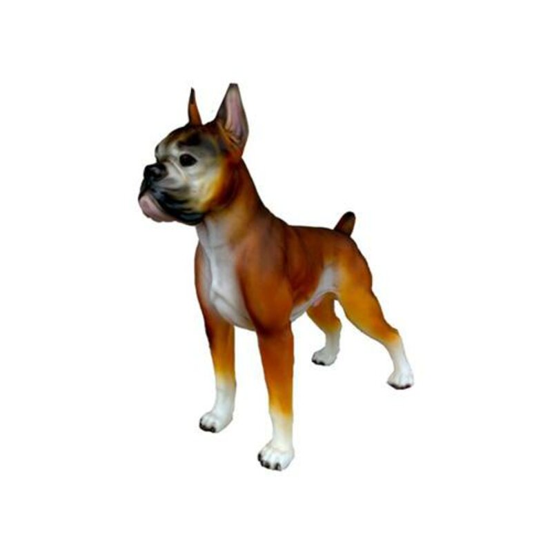 Deko Figur Statue Skulptur 48cm FIguren Statuen Skulpturen Kampfhund