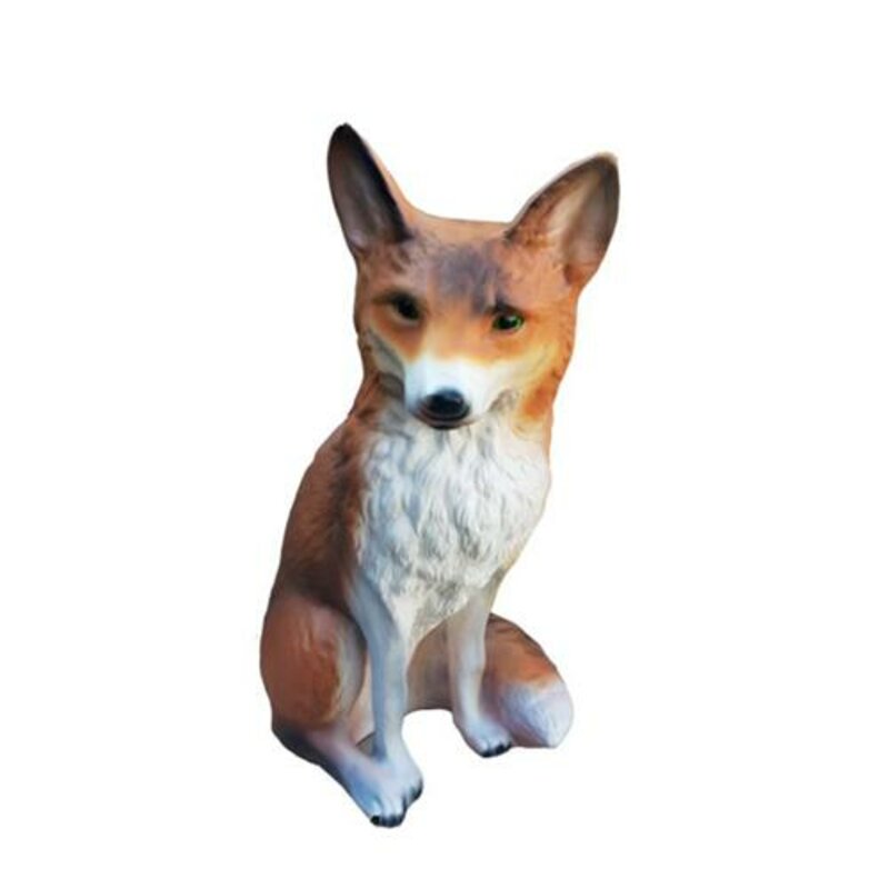 Schöne dekorative Skulptur eines Fuchses, Figurenhöhe 48 cm