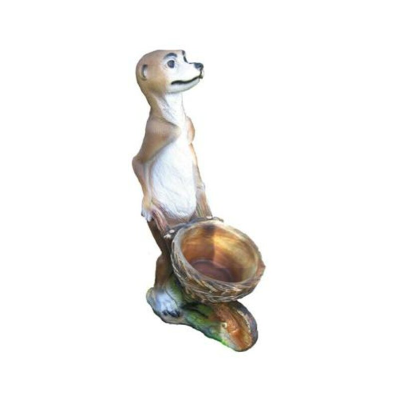 Modern Design Frettchen Garten Kunststoff Deko Skulptur 60cm Statue