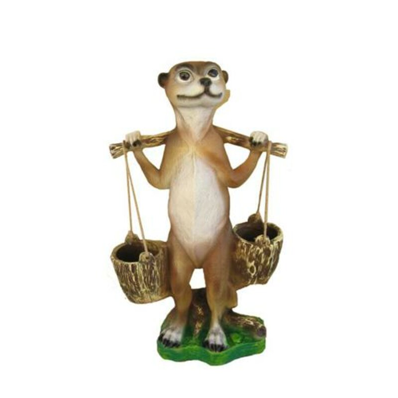 Modern Design Frettchen Garten Kunststoff Skulptur 60cm Statue