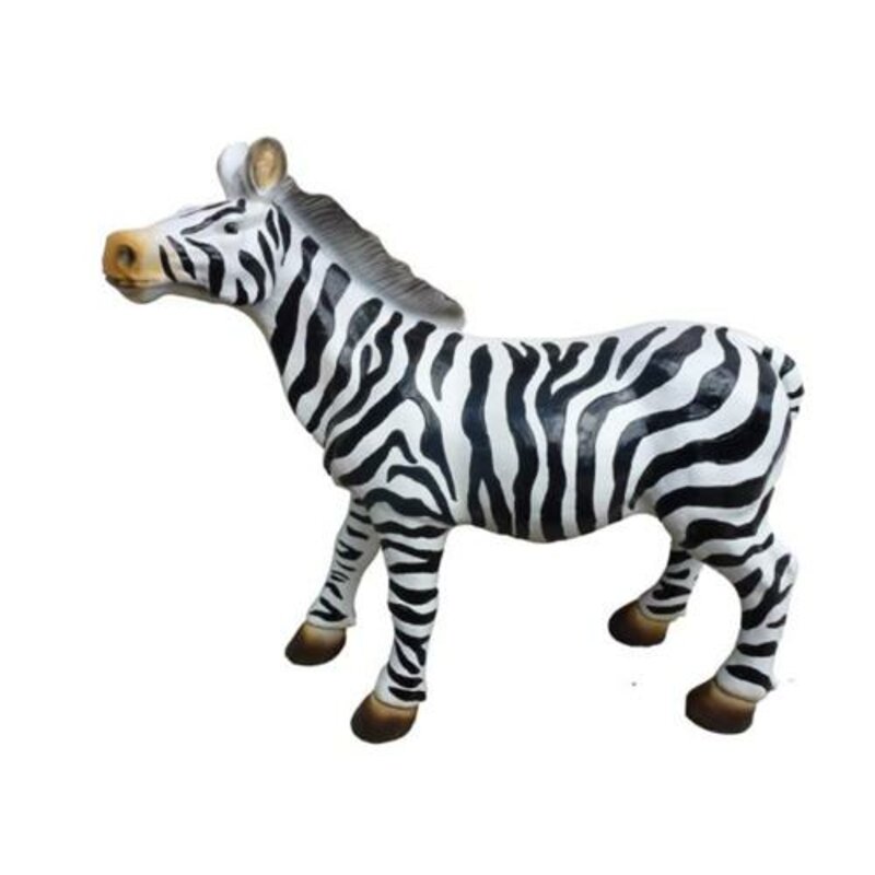 Modern Design Zebra Tier Garten aus Kunststoff Dekoration Deko Skulptur