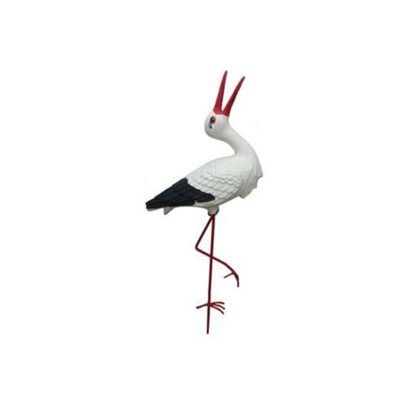 Storch 50cm Figur Statue Garten Dekoration Skulptur Deko Skulpturen