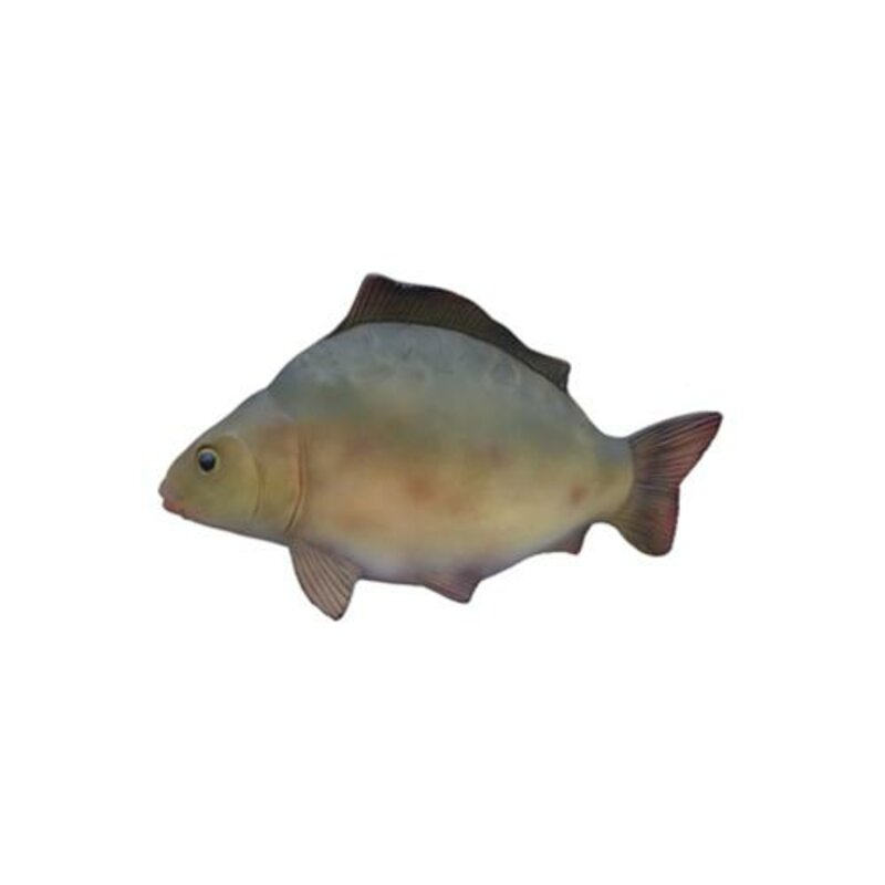 Dekorativer moderner schöner Skulpturenfisch, Figurenhöhe 60 cm.