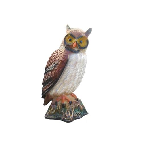 Deko Figur Eule Vogel Garten Figuren Skulptur Statuen Skulpturen 50cm