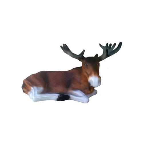 Elch Figur Statue Statuen Figuren Garten Winter Deko Skulptur