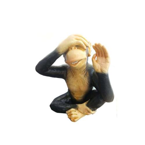 Affee Tier Figur Statue Garten Dekoration Skulptur Deko Skulpturen