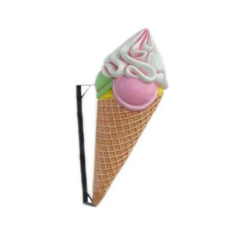 Ice Cream Eisdiele Wand Dekoration Figuren Gastronomie Skulpturen
