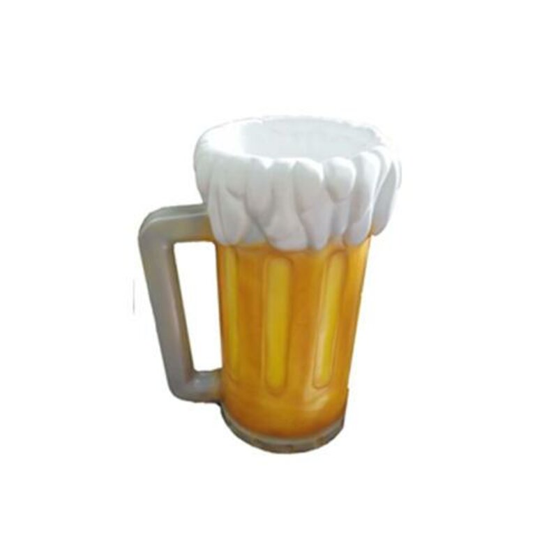 Bier Garten Krug Aufsteller Skulptur Glas Figur Skulpturen 93cm