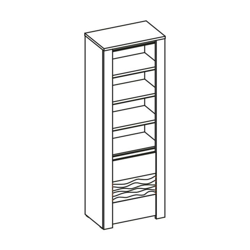 Hochschrank Modern Kommode Vitrine Kommoden Vitrinen Kommodenschrank Schrank