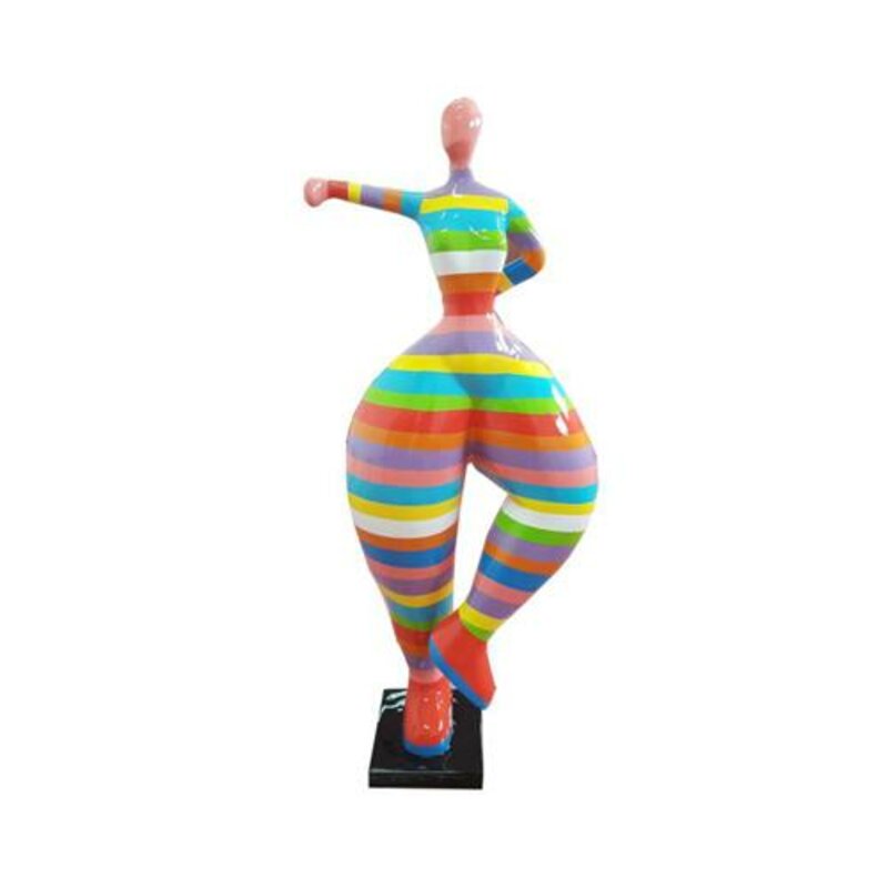Moderne Figur Ballerina PVC Skulptur Dekoration Abstrakt 85cm Deko Figuren