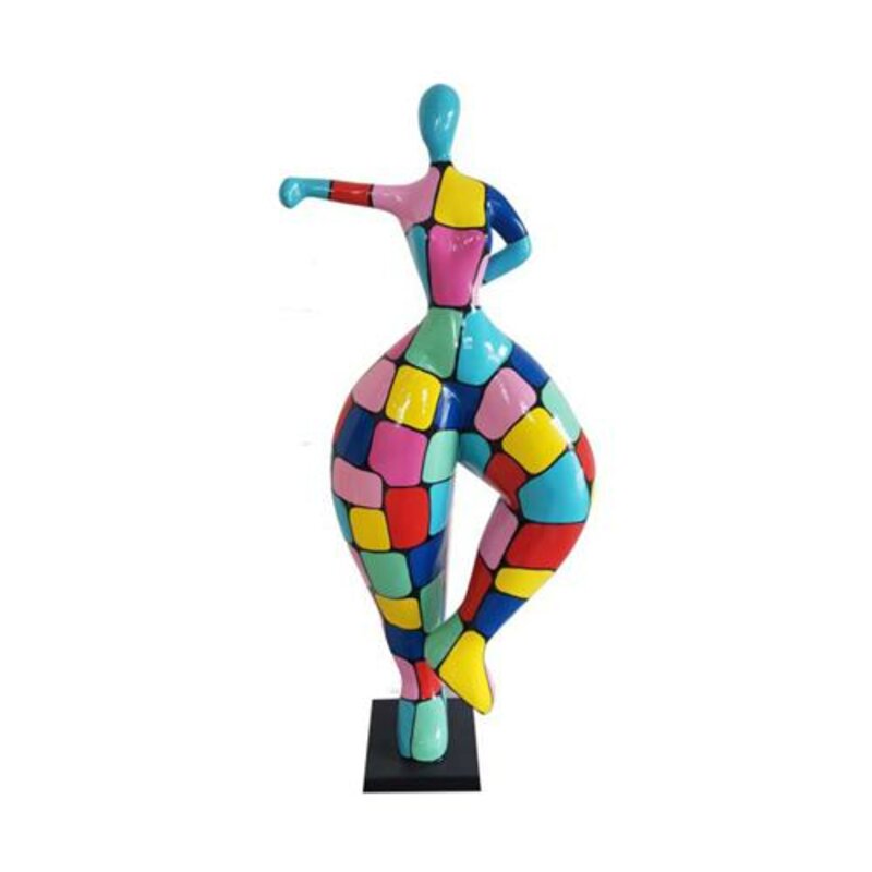 Moderne Figur Ballerina PVC Skulptur Abstrakt Dekoration 85cm Deko Figuren