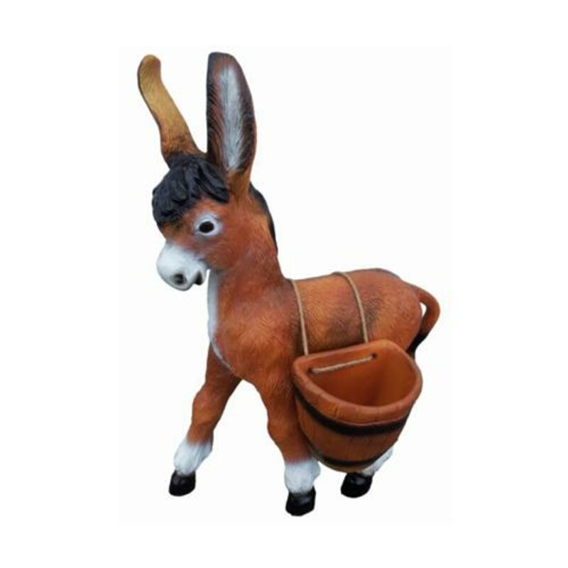 Modern Design Esel Tier Garten aus Kunststoff Dekoration Deko Skulptur