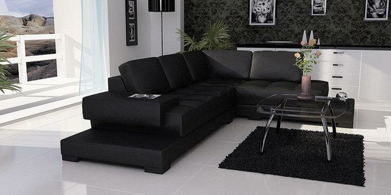 Ledersofa Ecksofa Wohnlandschaft Eckcouch Modell 3900