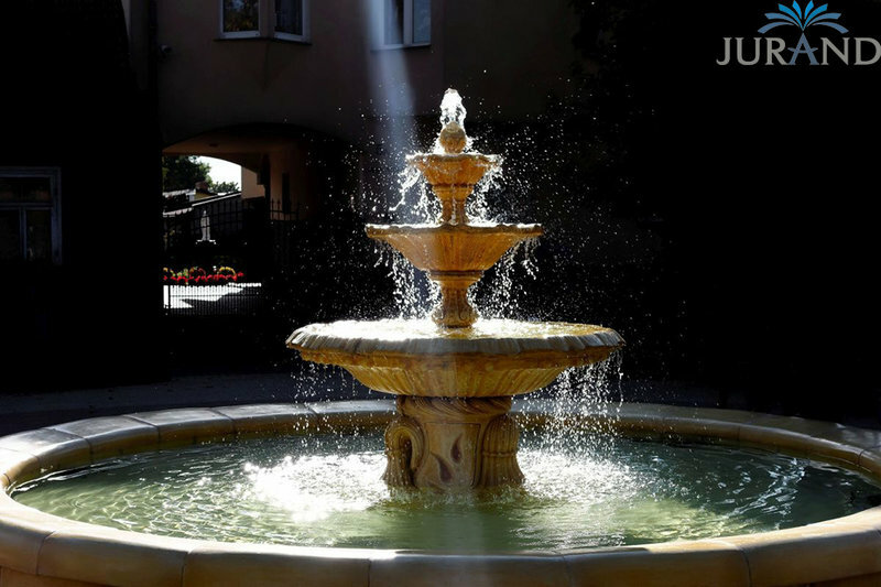 Springbrunnen Fontäne Zierbrunnen Garten Deko Brunnen Italiano 180 cm