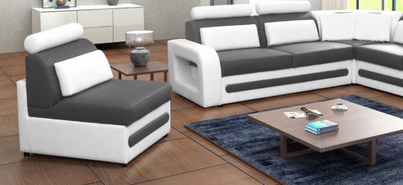 Sessel zusätzlicher Sitzplatz Serie DAVOS Seitenlehnen Kopfstütze  Wohnzimmer Lehnstuhl Stuhl Einsitzer Sofa Couch bei JV Möbel