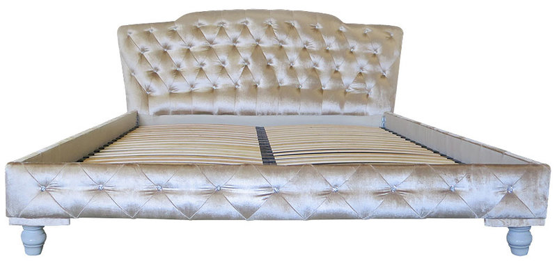Designer Polsterbett Ehebett königliche Betten Doppelbett Schlafzimmer