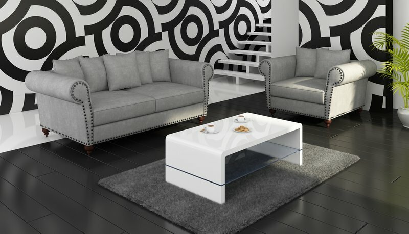 Textil Stoff Velour XXL Big Sofa 4 Sitz Polster Sofagarnitur Sofort