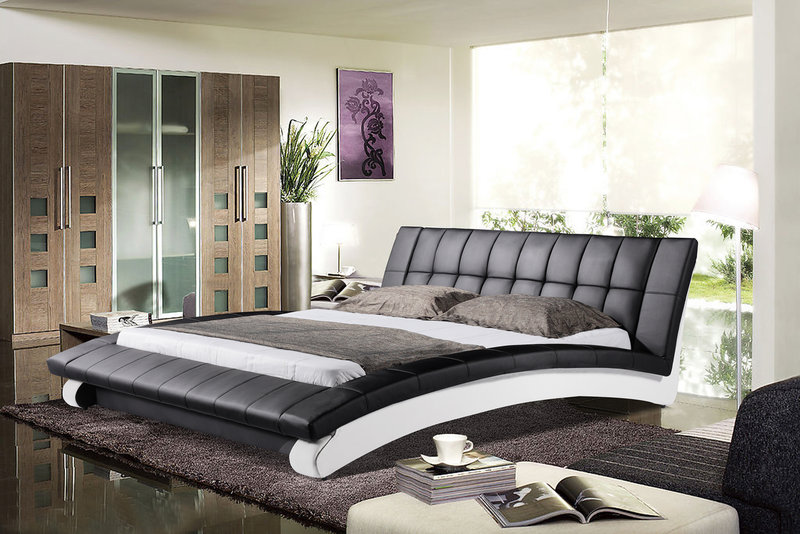 Wasserbett inkl. Wasserbettheizung, BETT DESIGNER POLSTERBETT