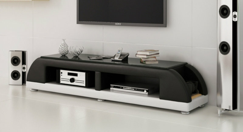 RTV TV SIDEBOARD LEDER GLAS TISCH FERNSEH SCHRANK TISCH DESIGNER NEU GLAS MODELL A RTV TV SIDEBOARD LEDER GLAS TISCH FERNSEH SCHRANK TISCH DESIGNER NEU GLAS MODELL A