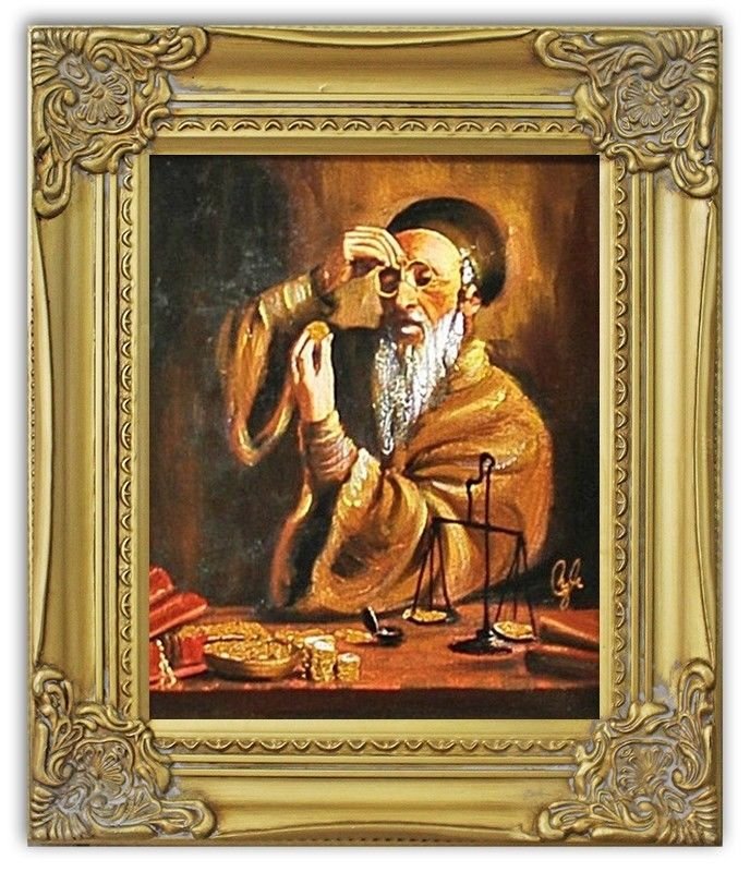 Dekor Ölbilder Gemälde Bilder Ölbild Bild Handgemalt Öl mit Rahmen Barock