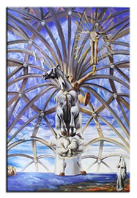 Salvador Dali "St. James" Ölgemälde Gemälde Leinwand Ölbild Bild