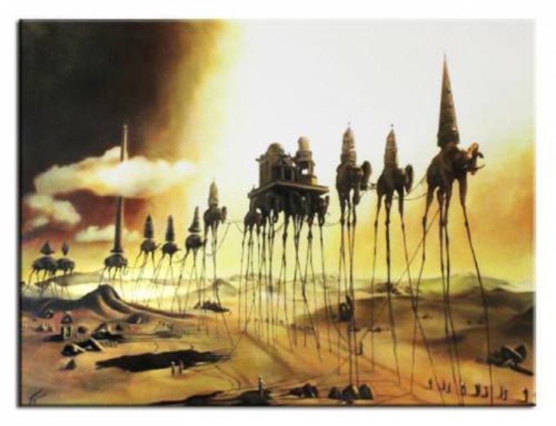 Aram Vardazaryan "Caravan of Dali" Gemälde Leinwand Ölbild Bild Bilder