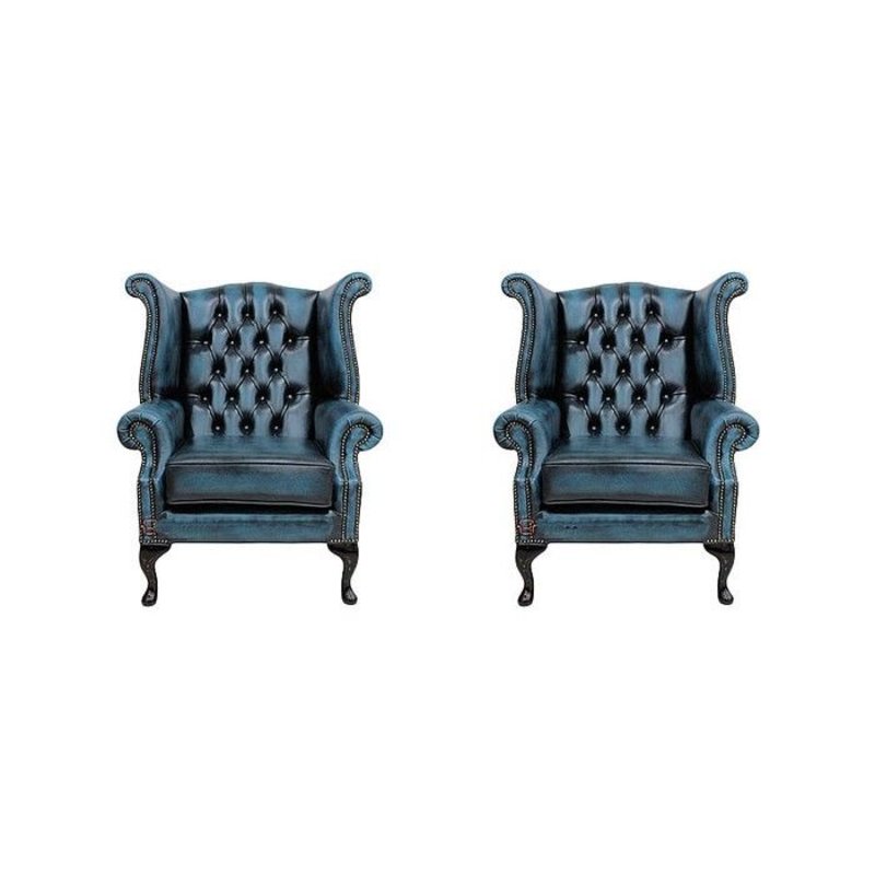 Ohrensessel Couch Ledersofa Textil Sofa Polster Fernseh Garnitur Sessel