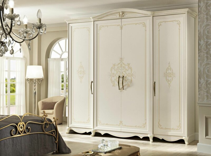 Schlafzimmer Kleiderschrank Schlafzimmermöbel Weiss Schrank Mobilificio Schränke