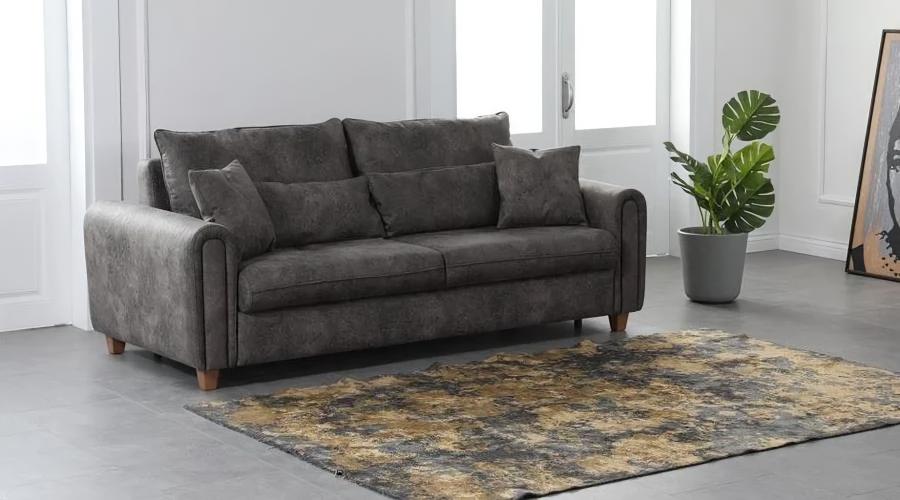 Schlafsofa Couch Bettfunktion Sofa Schlaffunktion 3 Sitzer Polster Klappsofa