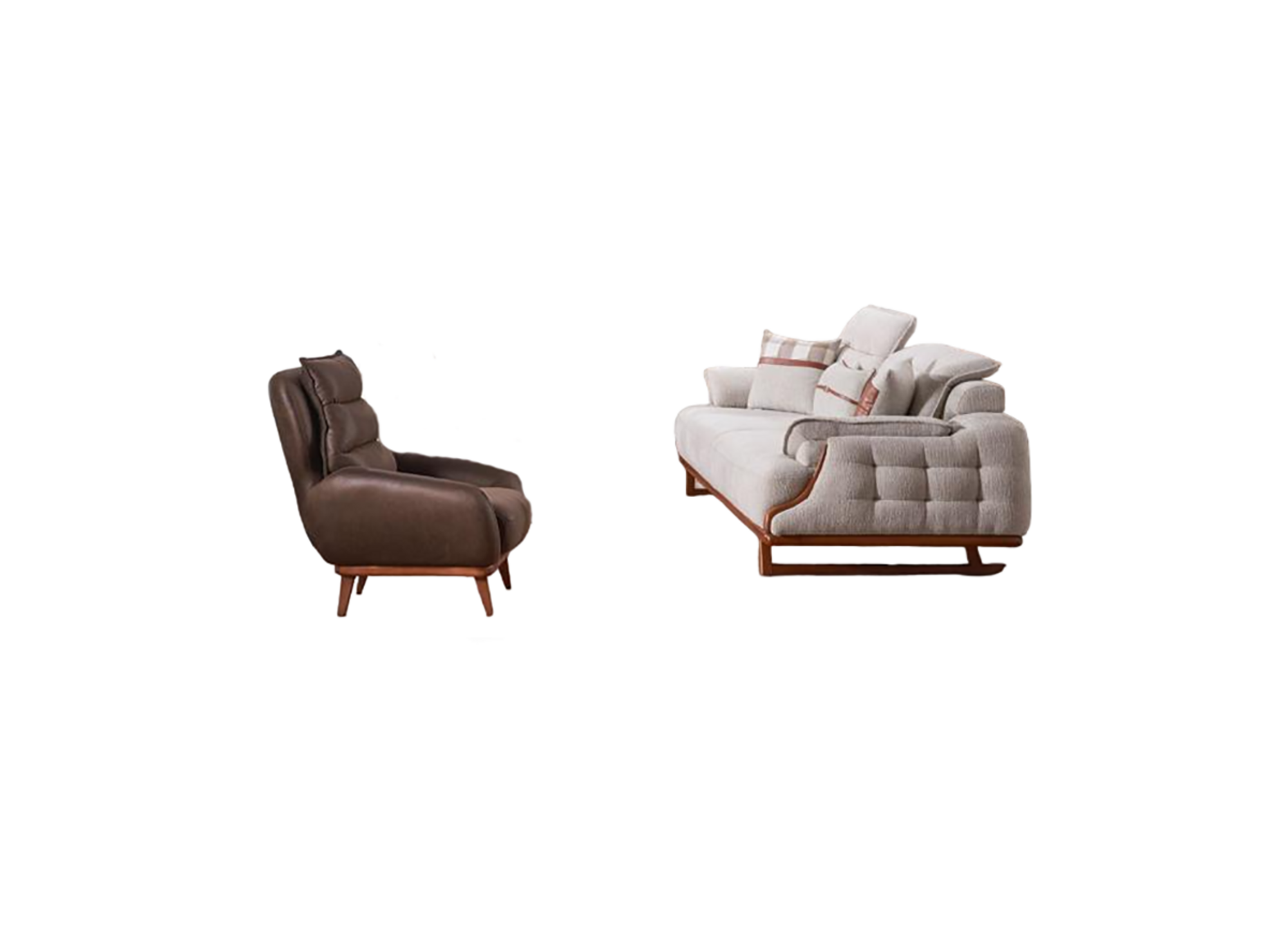 Sofa Polstergarnitur Wohnzimmer Garnitur Sessel Couchgarnitur Polsterset Couch
