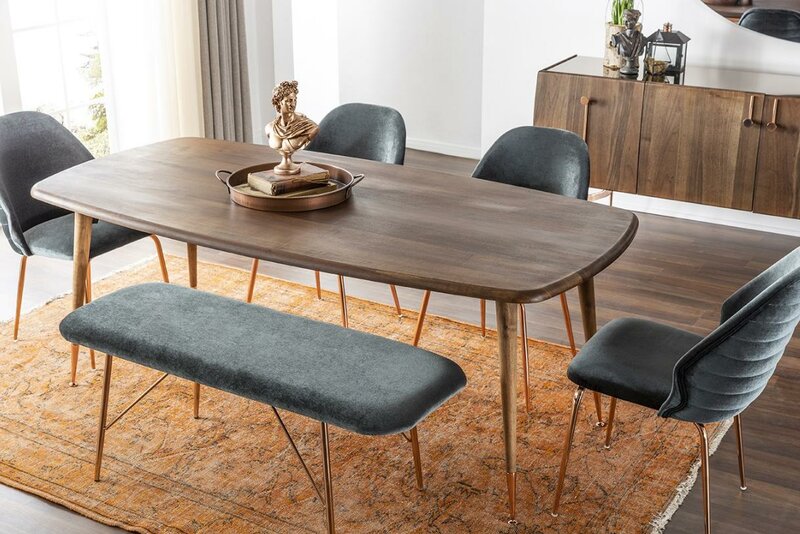 Essecke Essgruppe Esszimmer Esstisch Stühle Tisch Set 8tlg Holz Braun