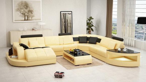 Wohnlandschaft Ecksofa Polster Couch Sofa Eck Garnitur Multifunktion XXL