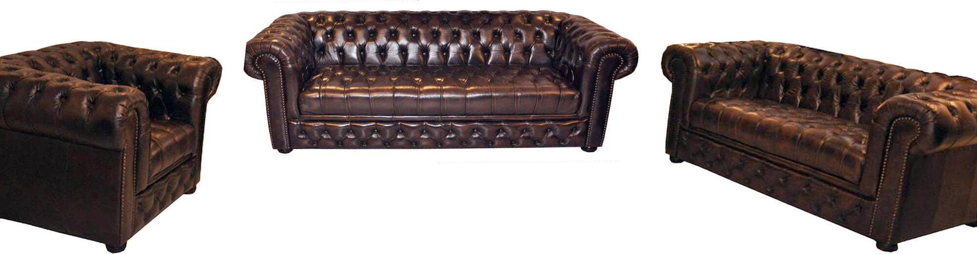 CHESTERFIELD 3+2+1 LEDERSOFA SOFAGARNITUR POLSTER COUCH CHESTERFIELD 3+2+1 LEDERSOFA SOFAGARNITUR POLSTER COUCH
