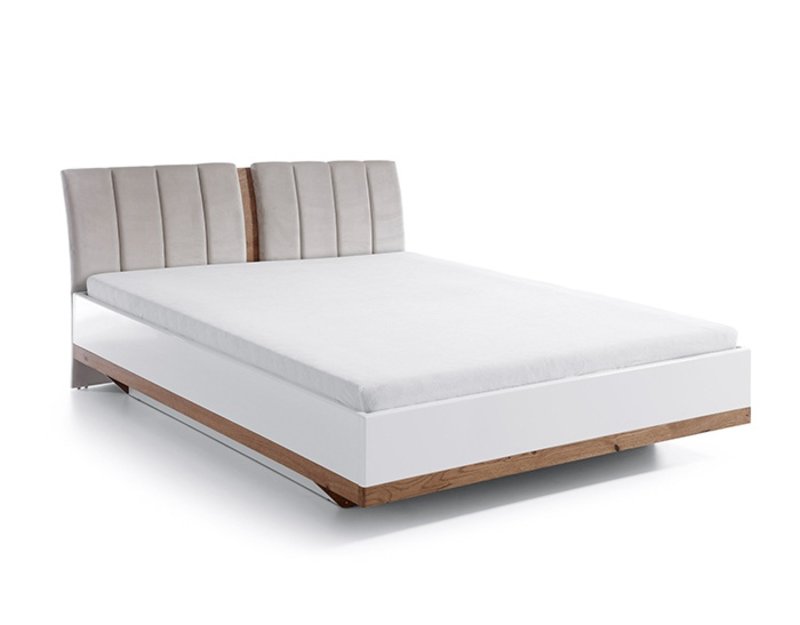 Klassisches Bett Betten Ehebett Schlafzimmer Doppelbett Holzbett Modern - Model