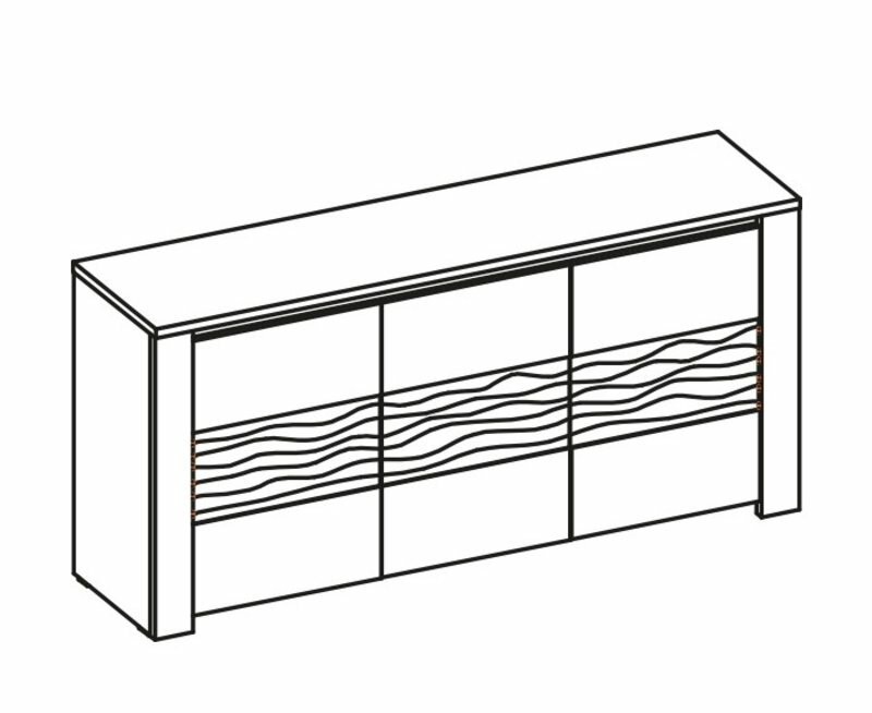 Kommodenschrank Lowboard Modern Kommode Vitrine Kommoden Vitrinen Schrank