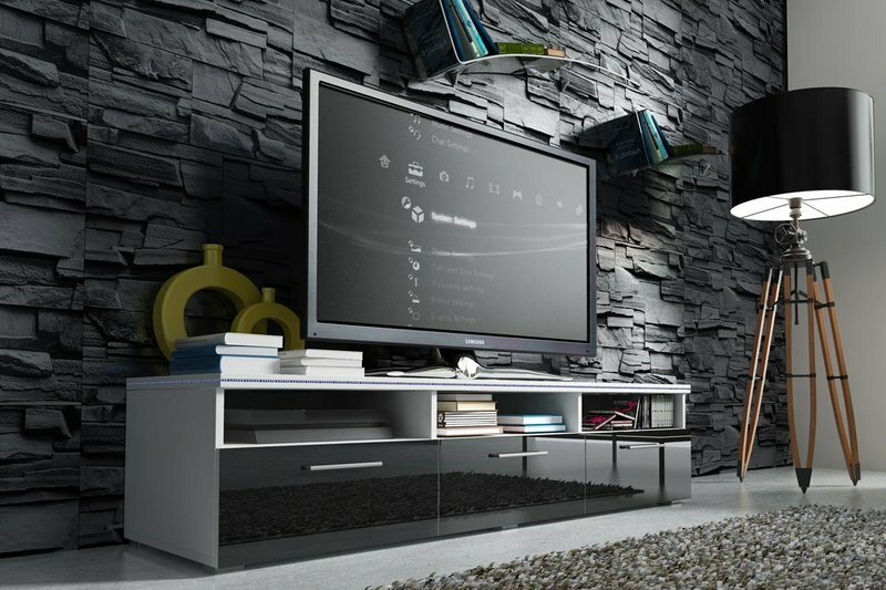 TV SCHRANK LOWBOARD SIDEBOARD Fernsehschrank HOCHGLANZ UNTERSCHRANK