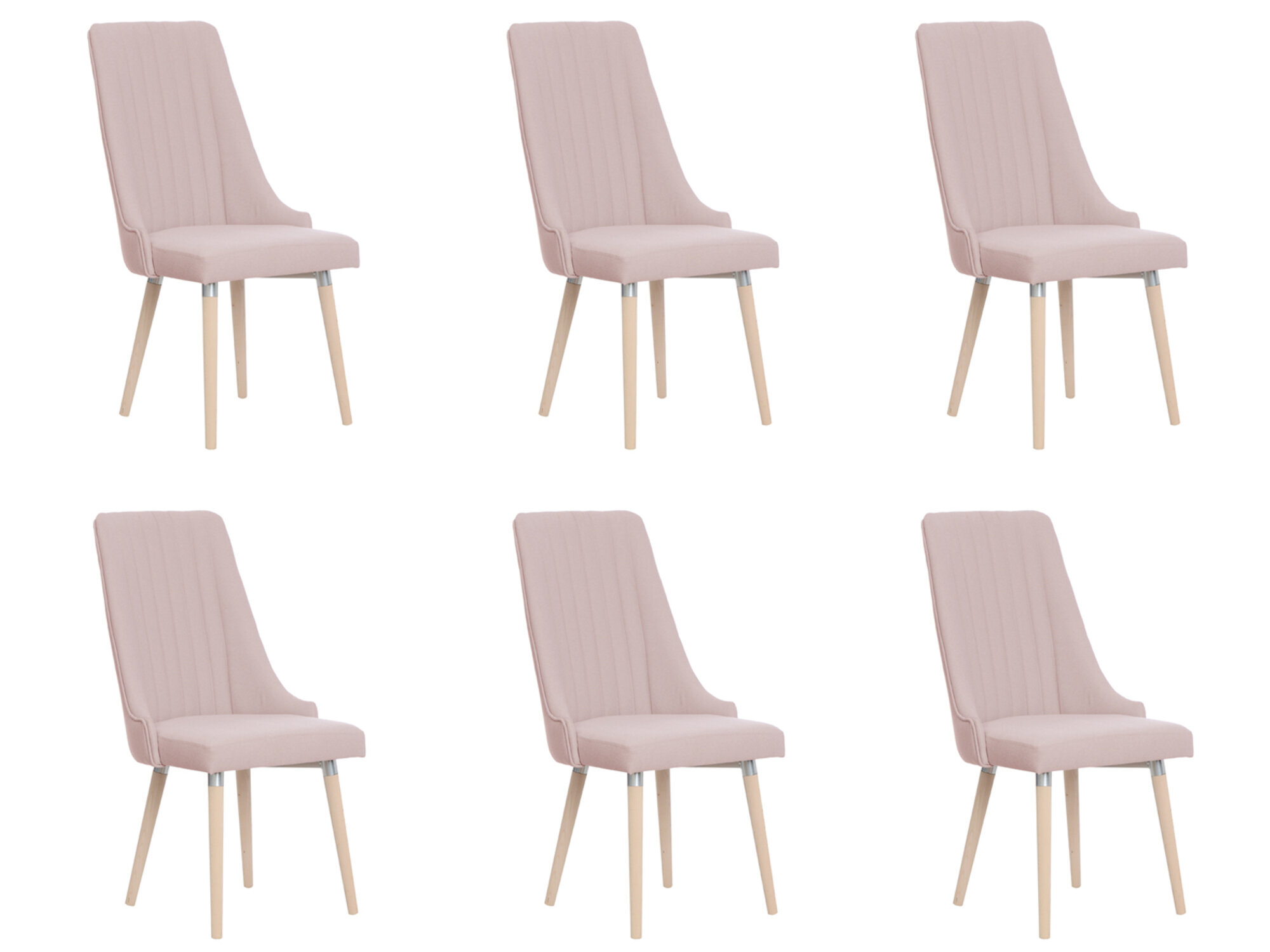 6x Stühle Stuhl Polster Modernes Set Design Lehn Garnitur Sessel Komplett 6x Stühle Stuhl Polster Modernes Set Design Lehn Garnitur Sessel Komplett